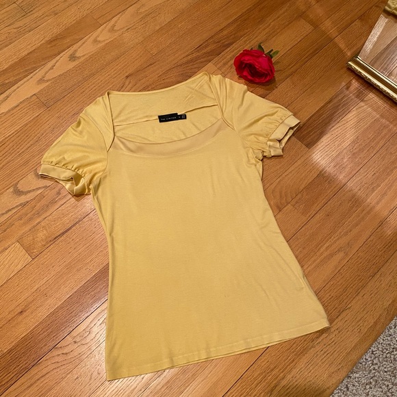 The Limited Tops - The Limited Canary Yellow Top